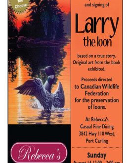 LARRY THE LOON BOOK LAUNCH & ART SHOW